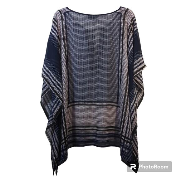 Lane Bryant Chiffon Over Top Cover Up Shirt Lightweight Kimono Style Size 18/20 - Picture 2 of 7